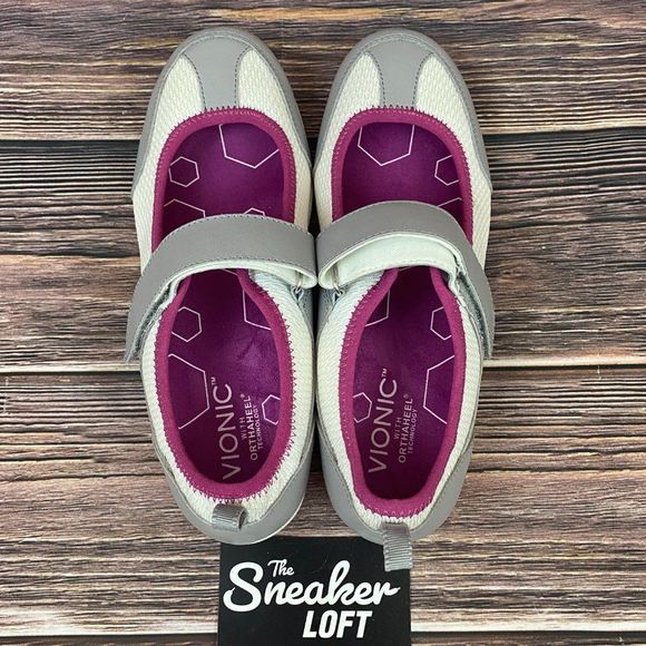 Vionic Ailie Mary Jane Mesh Athletic Shoes - Picture 7 of 8